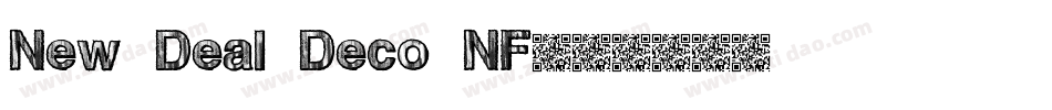 New Deal Deco NF字体转换
